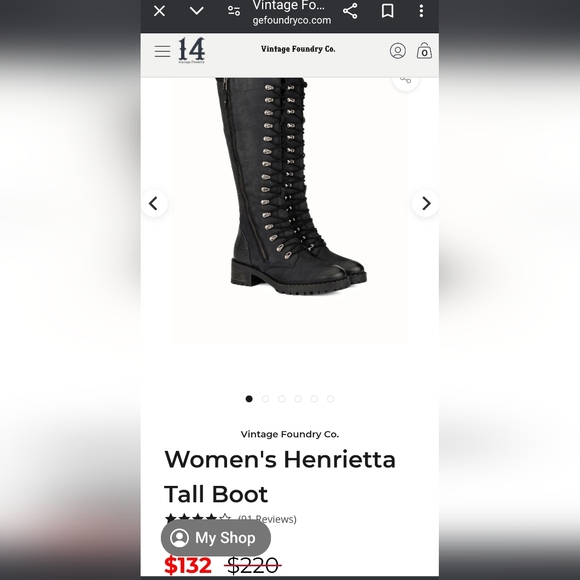 🍂🍁FALL MUST HAVE🍁🍂Tall Leather Navy Boots. Sz 10N - Picture 8 of 8